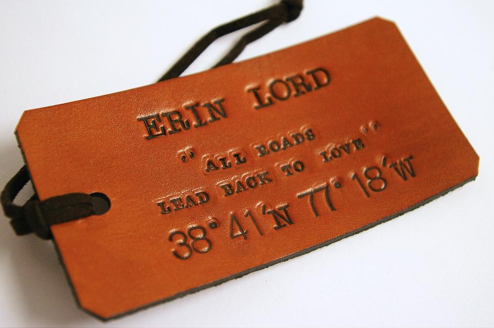 Personalized Luggage Tag